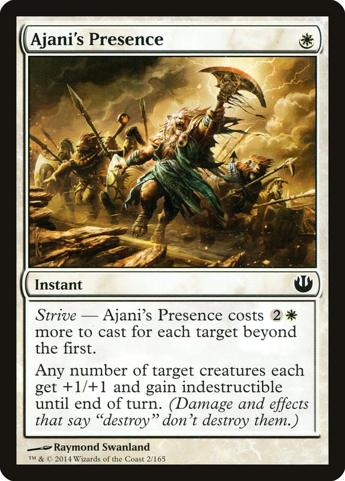 Ajani's Presence (JOU-C-FOIL)