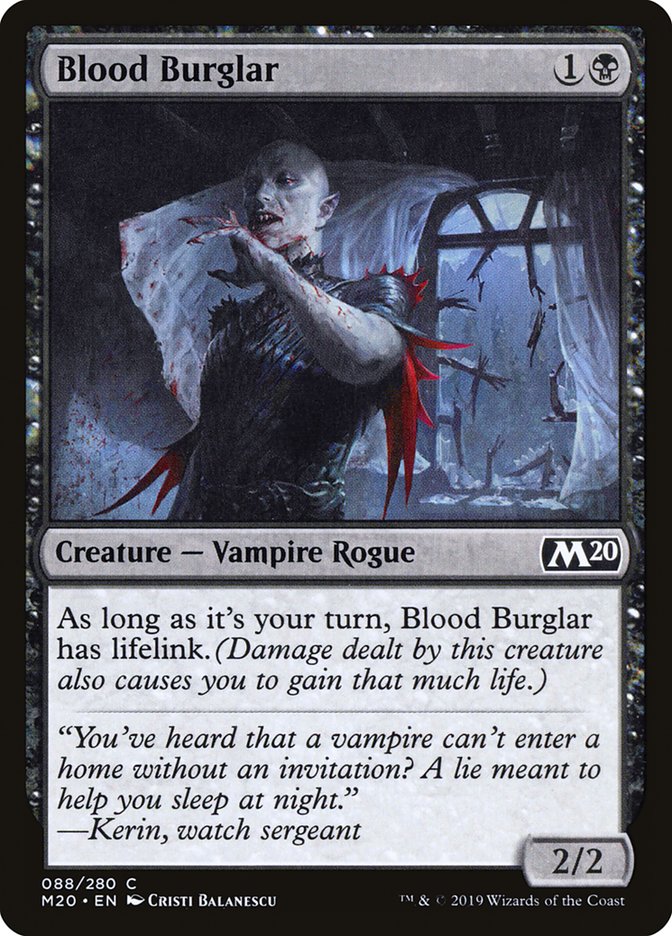 Blood Burglar (M20-C-FOIL)