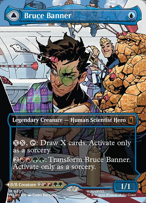 Bruce Banner // The Incredible Hulk [ #0331 Borderless Scene ] (MSH-M)