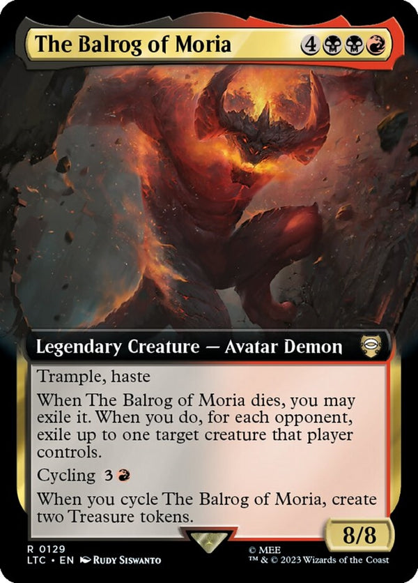 The Balrog of Moria [#0129 Extended Art] (LTC-R)