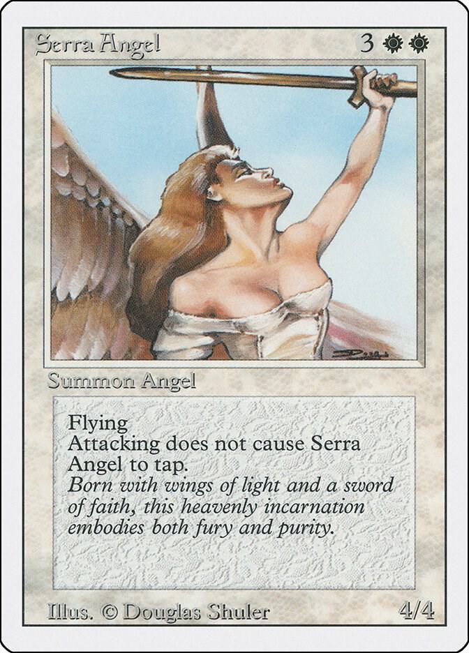Serra Angel (3ED-U) Heavy Play