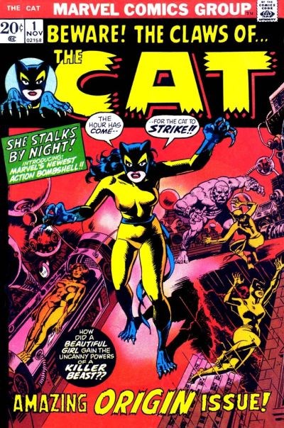 THE CAT (1972 Series) #1 (4.5) 1st App & Origin of The Cat (Greer Grant)