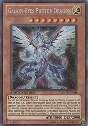Galaxy-Eyes Photon Dragon (CT08-EN003) Secret Rare