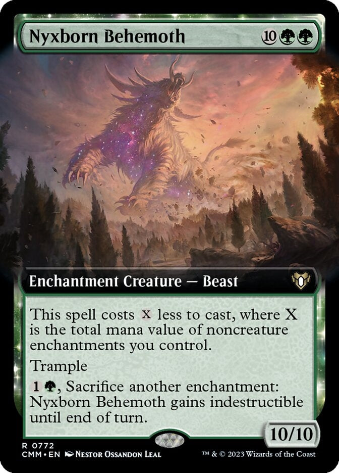 Nyxborn Behemoth [#0772 Extended Art] (CMM-R)
