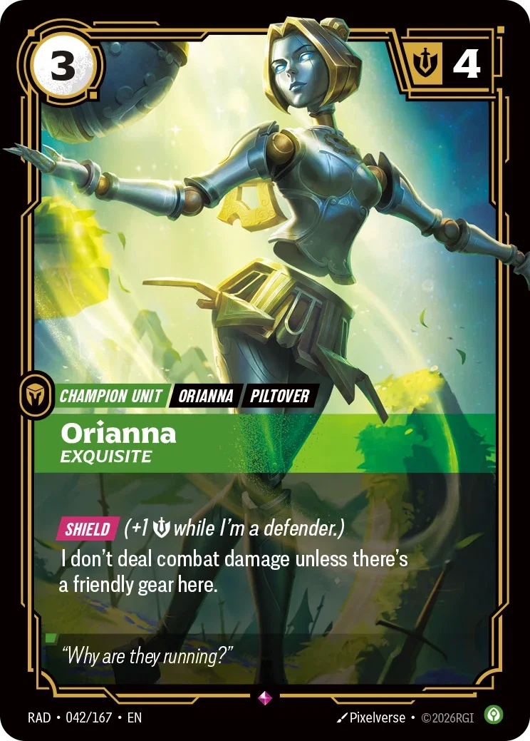 Orianna, Exquisite - 042/167 (RAD) Rare