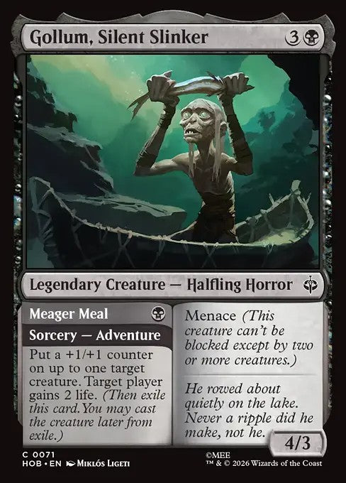 Gollum, Silent Slinker // Meager meal [ #0071 ] (HOB-C)