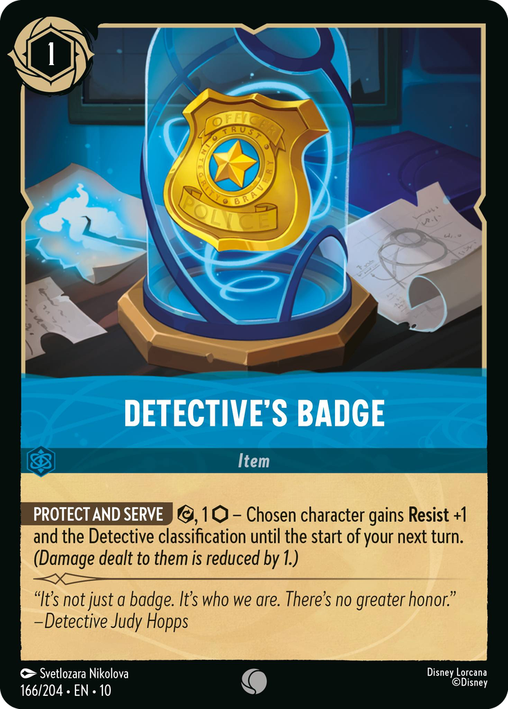Detective's Badge (166/204 - Whispers in the Well) Common