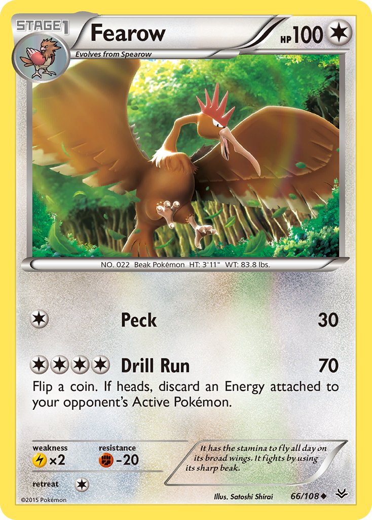 Fearow - 066/108 (ROS) Uncommon - Near Mint