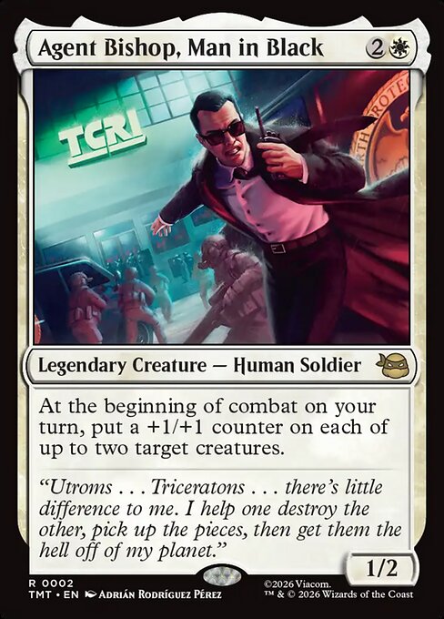 Agent Bishop, Man in Black [ #0002 ] (TMT-R)