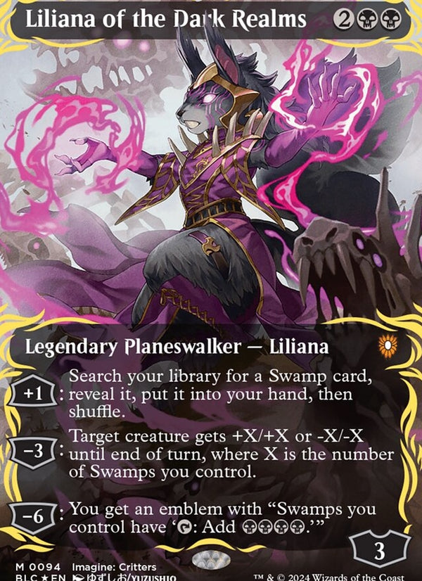 Liliana of the Dark Realms [#0094 Raised Foil] (BLC-M)