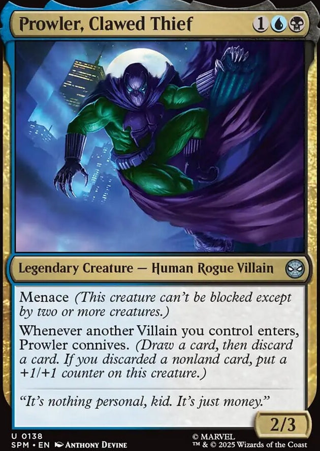 Prowler, Clawed Thief [ #0138 ] (SPM-U)