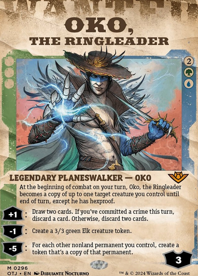 Oko, the Ringleader [#0296 Showcase] (OTJ-M)