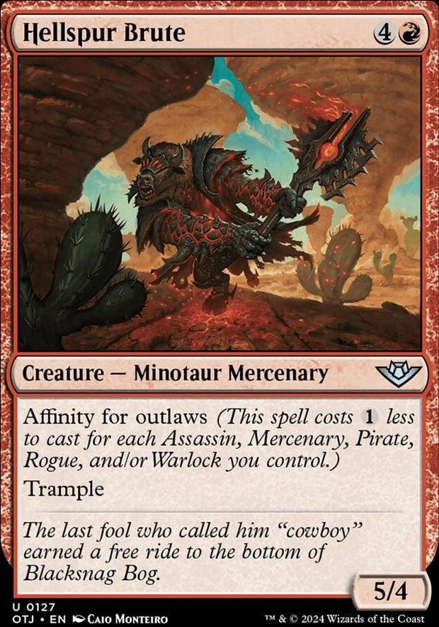 Hellspur Brute [#0127] (OTJ-U-FOIL)