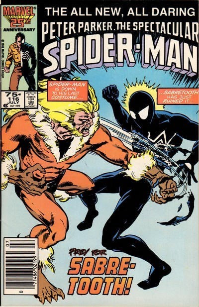 Spectacular Spider-Man (1976 Series) #116 (9.0) 1st App of Foreigner