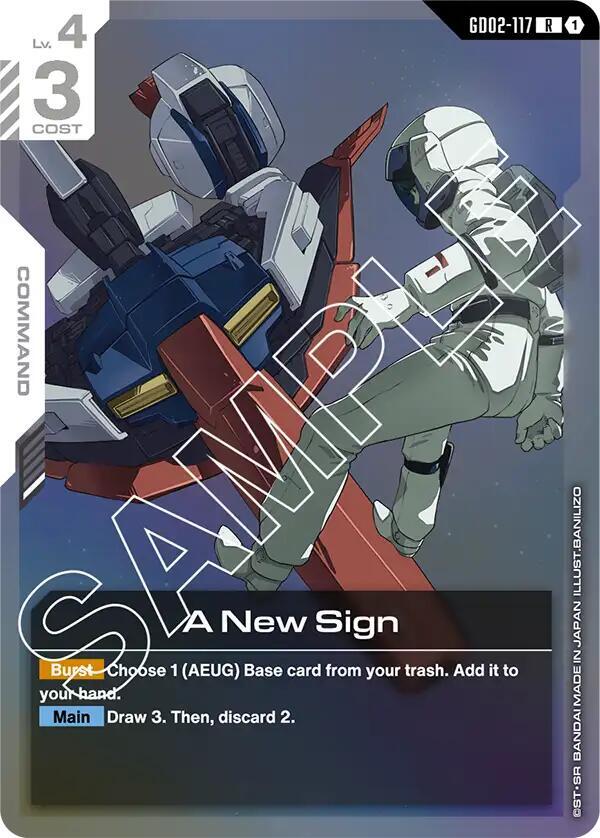 A New Sign - GD02-117 (GD02) - Near Mint (R)