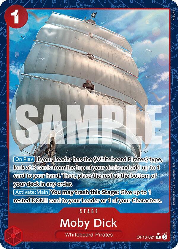 Moby Dick (Alternate Art) (OP16-021)  - Near Mint