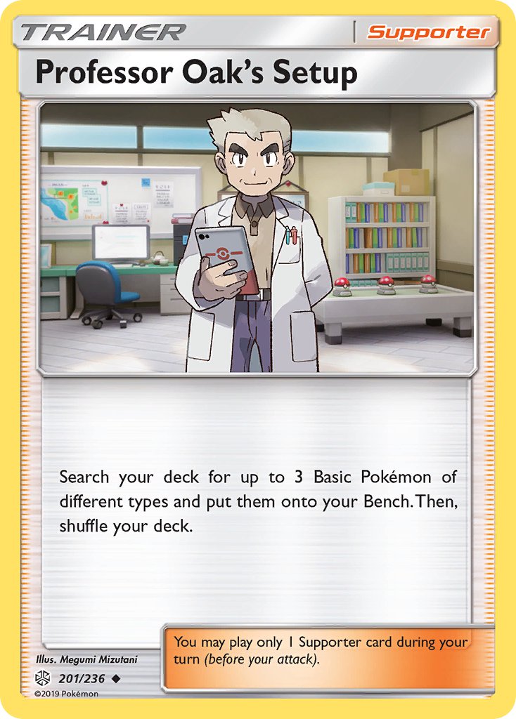 Professor Oak's Setup - 201/236 (CEC) Uncommon - Near Mint