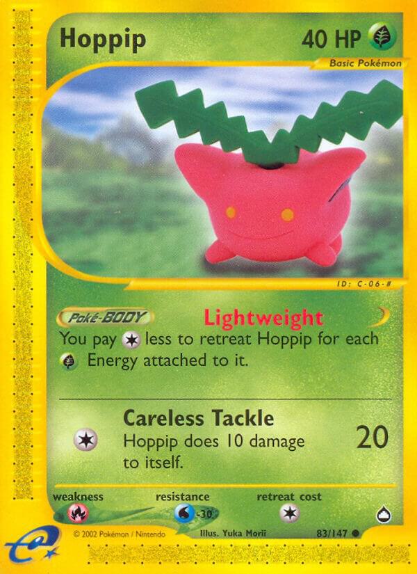 Hoppip - 83/147 (AQ) Common - Moderate Play