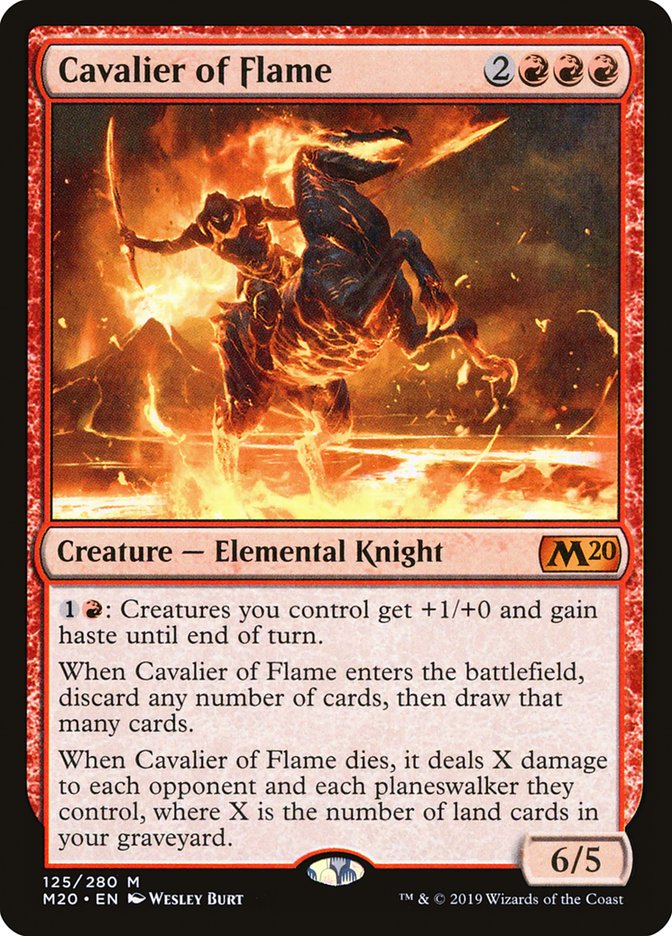 Cavalier of Flame (M20-M-FOIL)