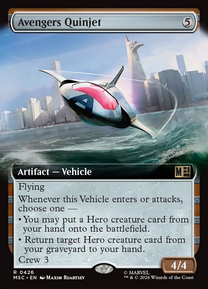 Avengers Quinjet - Hammer of Nazahn [ #0426 Extended Art ] (MSC-R)