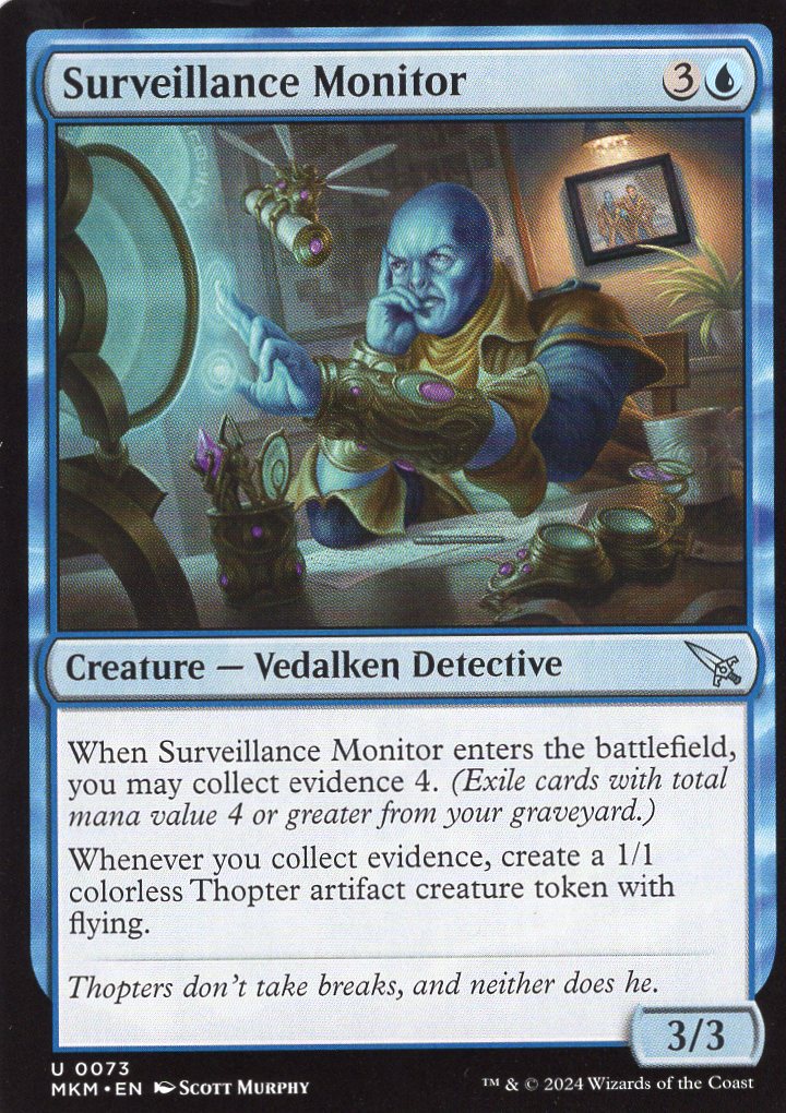 Surveillance Monitor [#0073-Black] (MKM-U)