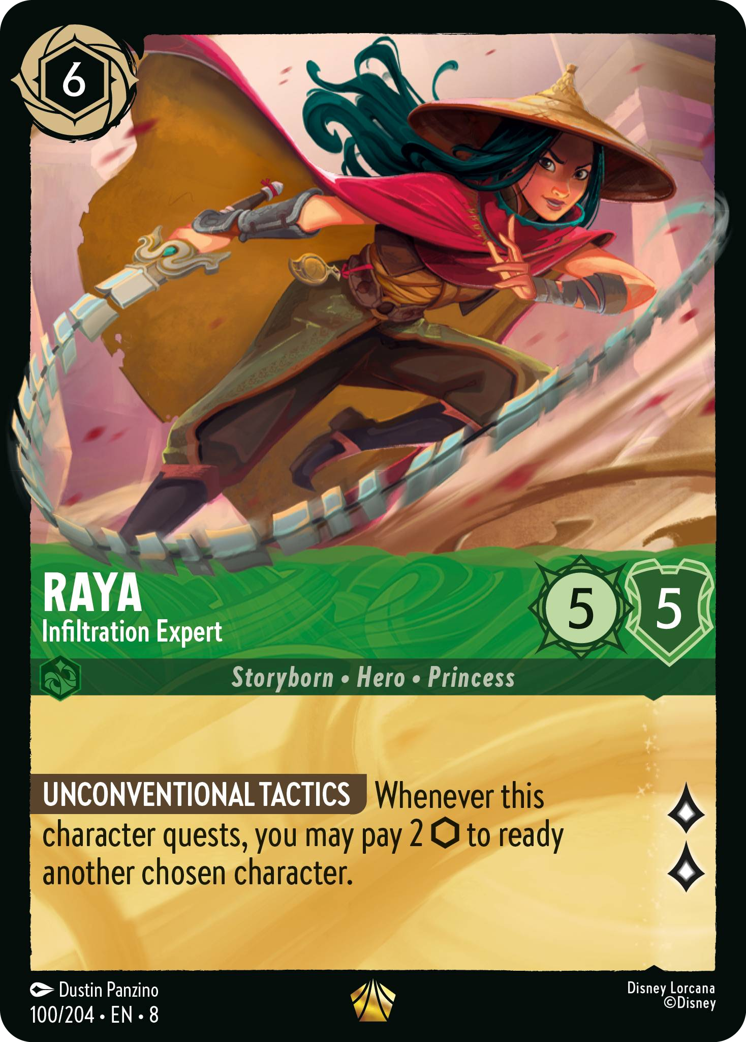 Raya - Infiltration Expert (Reign of Jafar - 100/204 ) Legendary