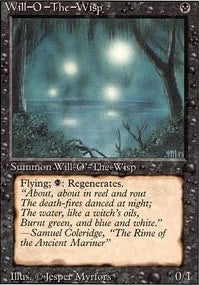 Will-o'-the-Wisp (3ED-R) Moderate Play