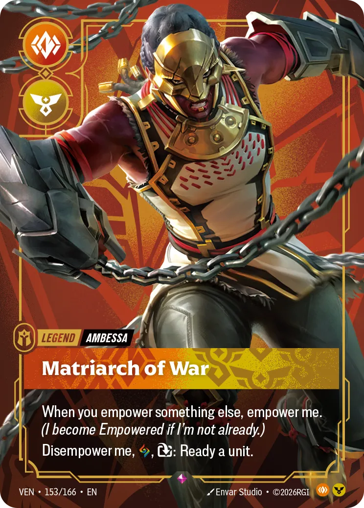 Ambessa - Matriarch of War - 153/166 (VEN) Rare