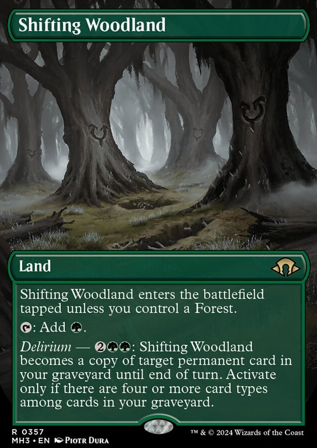 Shifting Woodland [#0357 Borderless] (MH3-R-FOIL)