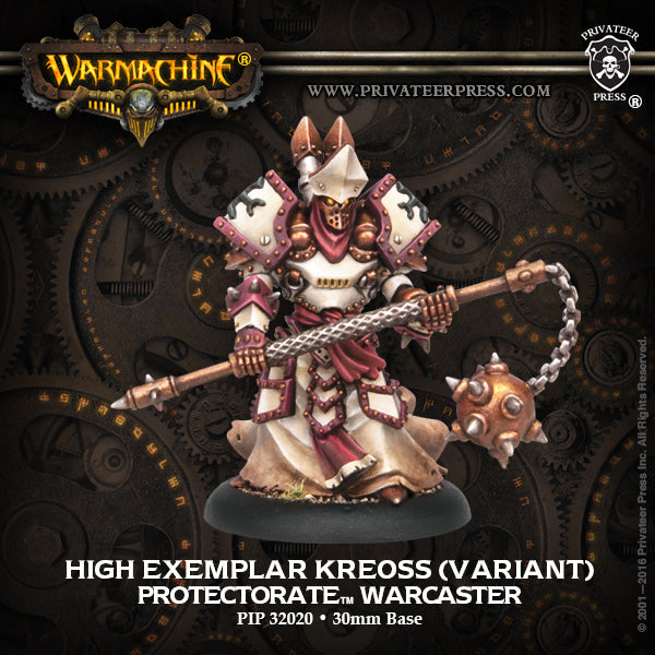 Warmachine: Protectorate - High Exemplar Kreoss, Warcaster (Metal)