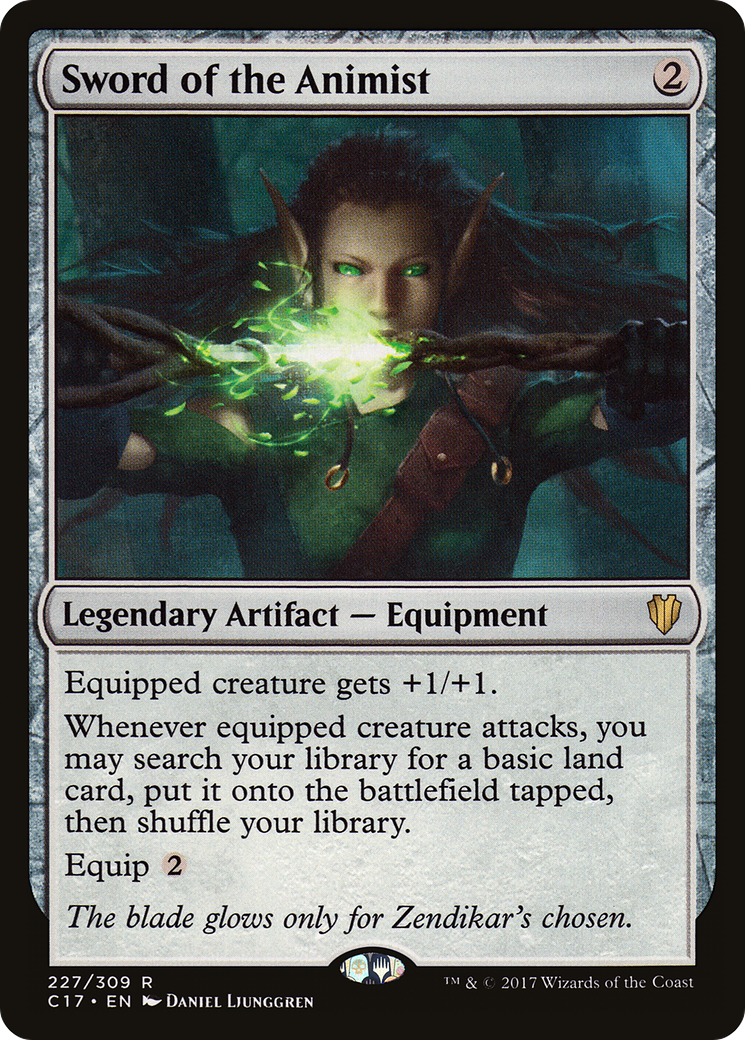 Sword of the Animist (C17-R) Heavy Play