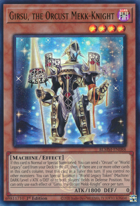 Girsu, the Orcust Mekk-Knight (BLMM-EN088)