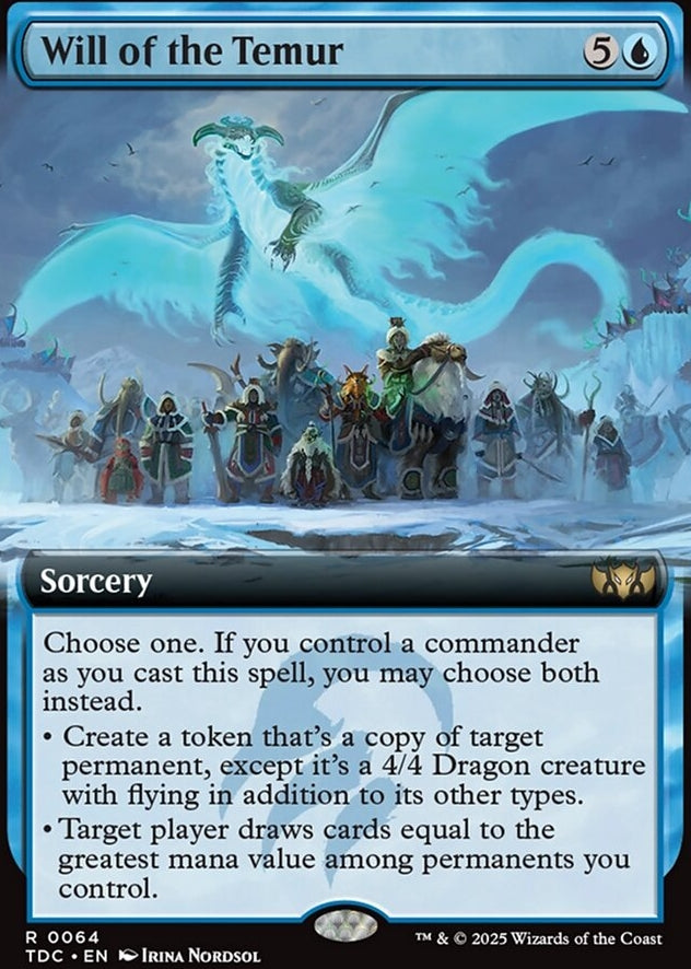 Will of the Temur [ #0064 Extended Art ] (TDC-R)