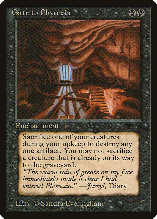 Gate to Phyrexia (ATQ-U) Heavy Play