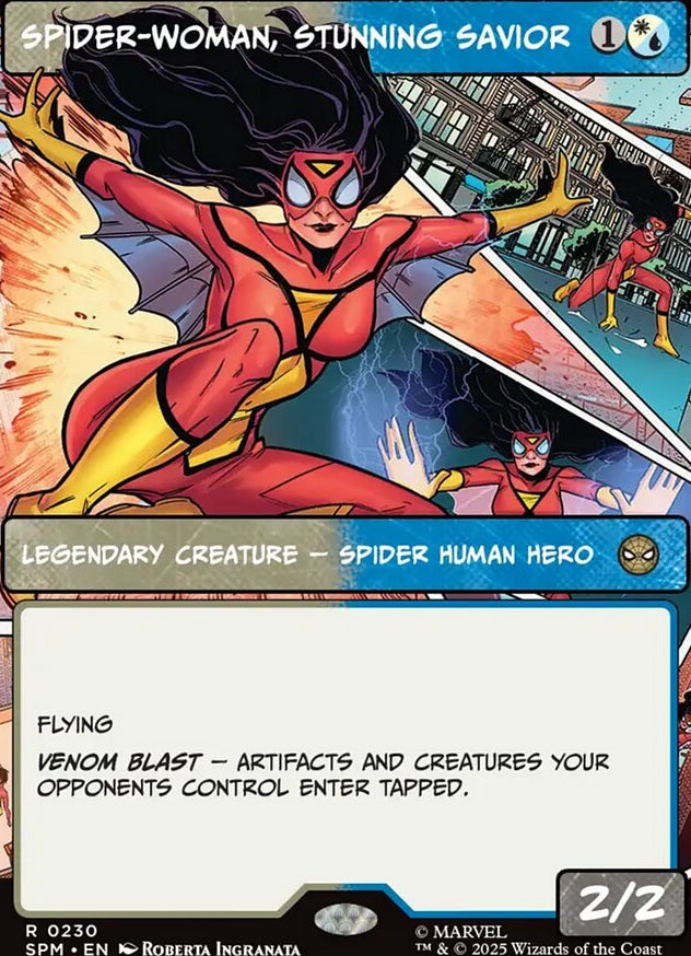 Spider-Woman, Stunning Savior [ #0230 Borderless ] (SPM-R)
