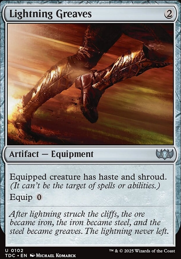 Lightning Greaves [ #0102 ] (TDC-U)