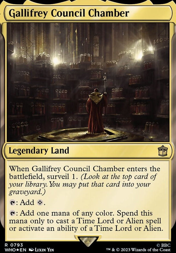 Gallifrey Council Chamber [#0793 Surge Foil] (WHO-R)