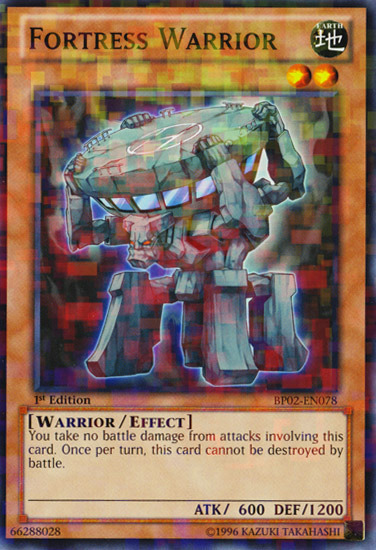 Fortress Warrior (Mosaic Rare) (BP02-EN078) Mosaic Rare - Near Mint 1st Edition