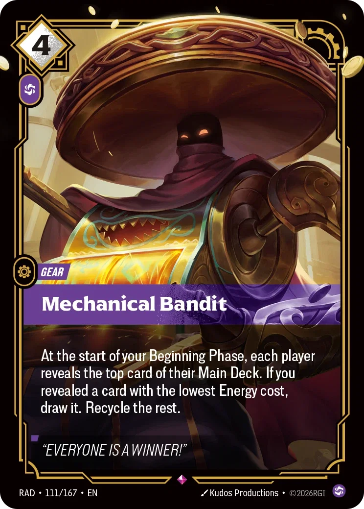 Mechanical Bandit - 111/167 (RAD) Rare