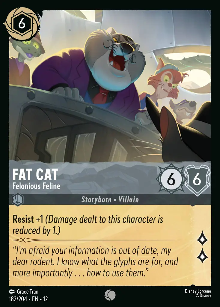 Fat Cat - Felonious Feline (182/204 - Wilds Unknown) Common