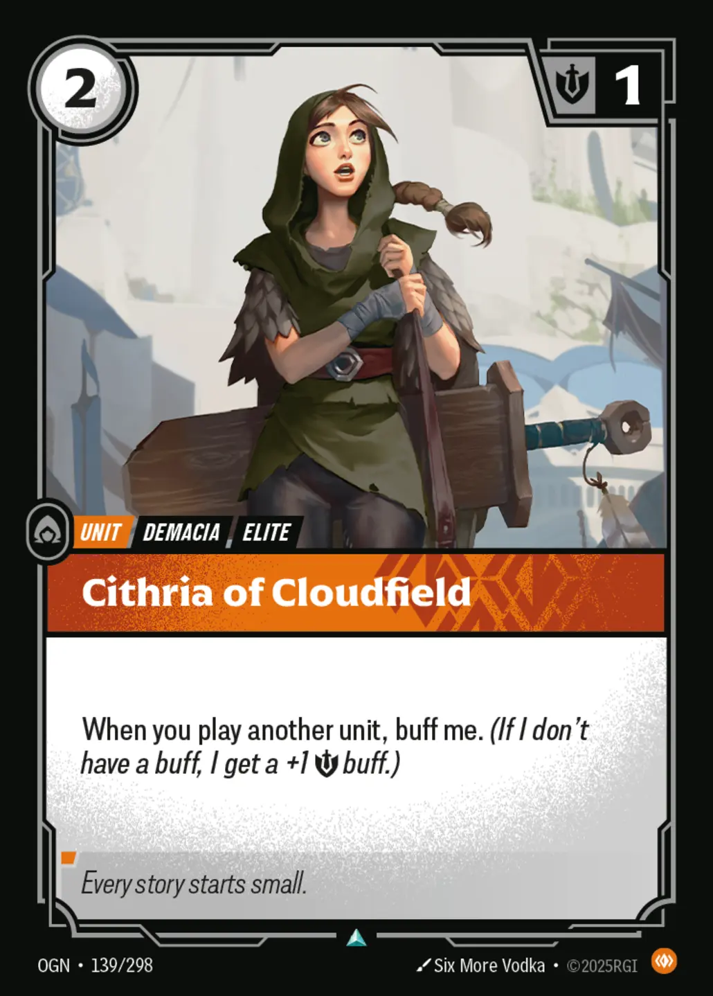 Cithria of Cloudfield - 139/298 (OGN) Uncommon