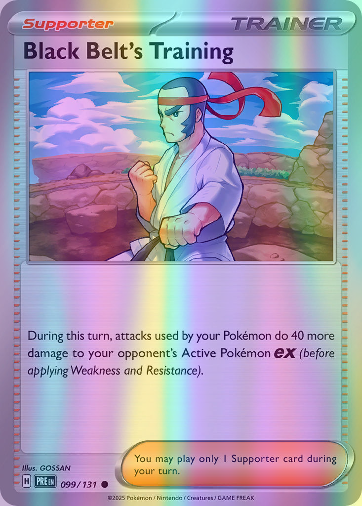 Black Belt's Training - 099/131 (PRE) Common - Near Mint Reverse Holofoil