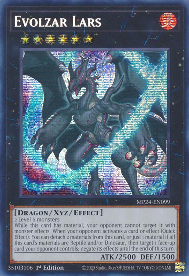 Evolzar Lars (MP24-EN099) Prismatic Secret Rare - Near Mint 1st Edition