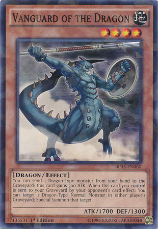 Vanguard of the Dragon (Shatterfoil) (BP03-EN060) Shatterfoil Rare - Near Mint 1st Edition