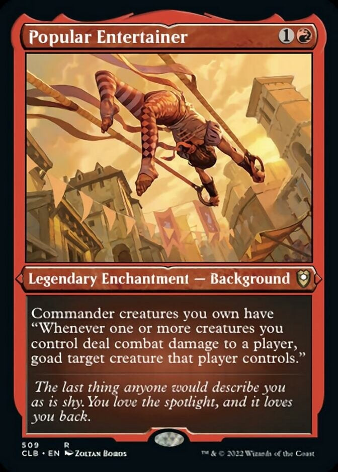 Popular Entertainer [#509 Etched Foil] (CLB-R)