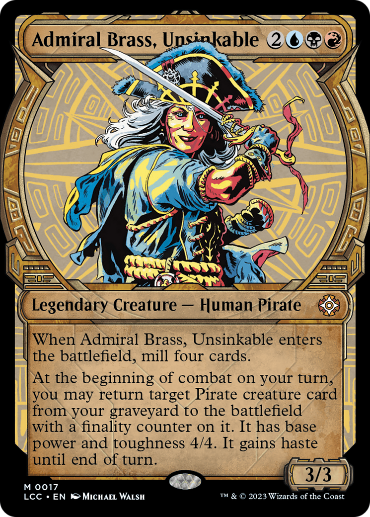 Admiral Brass, Unsinkable [