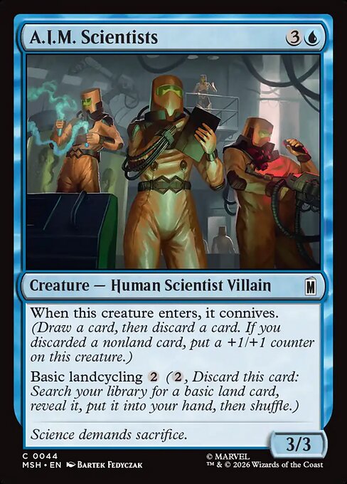 A.I.M. Scientists [ #0044 ] (MSH-C)