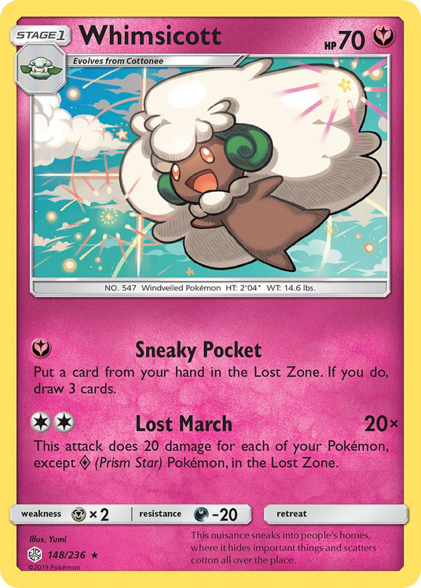 Whimsicott - 148/236 (CEC) Rare - Near Mint