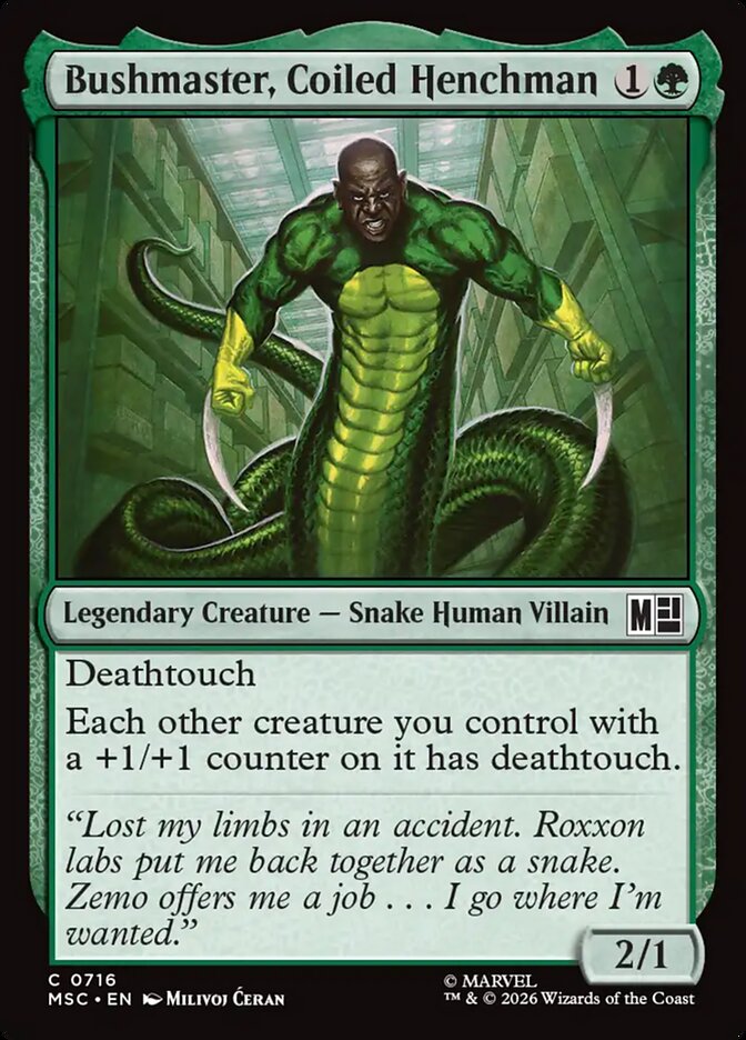 Bushmaster, Coiled Henchman [ #0716 ] (MSC-C)