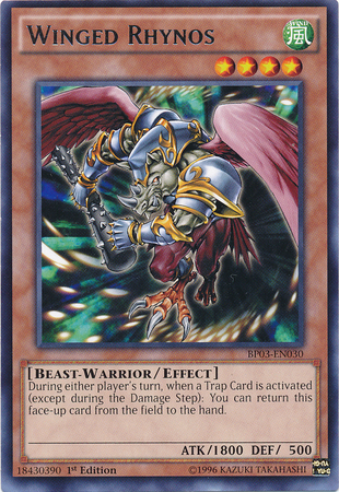 Winged Rhynos (BP03-EN030) Rare - Near Mint 1st Edition